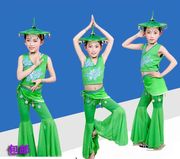 第八届小荷风采舞蹈服儿童五彩梦演出服装少幼儿傣族孔雀舞表演服