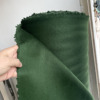 冬季墨绿色双面羊绒大衣面料双层深绿斗篷进口时装羊毛布料挺括