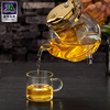 高档台湾飘逸杯过滤泡茶壶自动冲茶壶耐热玻璃茶具套装沏茶泡茶神