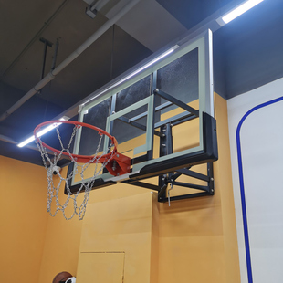 篮球架挂墙式室外标准扣篮篮球框，儿童室内投篮篮板可升降户外篮筐