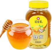 正宗上海冠生园蜂蜜500g玻璃瓶百花蜜果茶冲调面包到24年12月