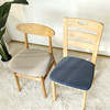 餐桌椅子套罩弧形布艺木椅子，套垫子靠背，一体通用凳子套罩弹力椅套