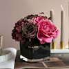 ladylike混合玫瑰花盆栽，仿真花摆件假花卧室床头柜浴室，客厅装饰花