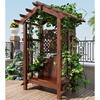 爬户外花架子防腐木拱门，院桌椅装饰葡萄架室外花，园庭阳台围栏藤架