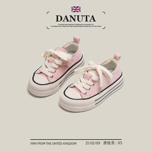 danuta-女童帆布鞋2024春秋，儿童防滑板鞋，男童时尚休闲鞋大童