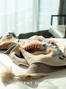 MUMI波西米亚风沙发毯子午休空调盖毯午睡夏季床搭针织毛巾毯披肩