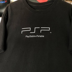动漫字母电视游戏机联名重磅棉短袖男女潮牌oversize宽松朋克T恤