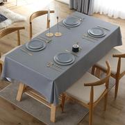 桌布轻奢高级感一次性加厚方形，防水防油免洗家用大圆桌餐桌布台布