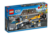 乐高LEGO 城市系列CITY60151 高速塞车拖挂车2017款智力玩具积木