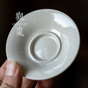 观岚陶瓷茶杯杯垫功夫茶具茶盏垫子中式茶道杯托家用隔热杯托茶垫