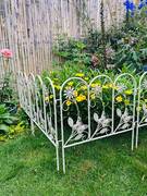 花园围栏庭院铁艺栅栏地插户外阳台菜园花圃小篱笆植物矮护栏围挡