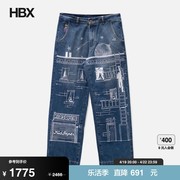 kidsuperfireescapeembroideredjeans牛仔裤男hbx