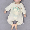 婴儿睡衣连体夏中袖薄款冰丝，护肚家居服宽松空调服1-3岁宝宝衣服