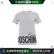 香港直发moschino女士灰色，字母印花短袖，t恤ea070305401485