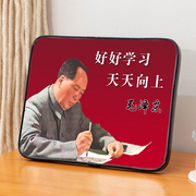 毛泽东主席画像照片有相框，装饰画客厅办公室，桌面装饰摆件书桌摆台