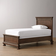 美式轻奢实木儿童床男孩单人床，1.2米女孩床，小户型现代简约储物床