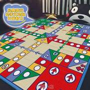 益智游戏亲子儿童爬行地毯棋子幼儿园超大飞行棋垫成人宿舍号玩