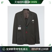 香港直邮潮奢 undercover 高桥盾 男士 单排扣羊毛混纺西装外套 0