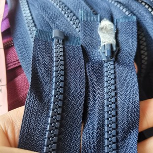 SAB品牌树脂拉链65cm深蓝色开口外套拉链满28 新疆西藏除外