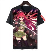 shanaoftheblazingeyet-shirt灼眼的夏娜跨境亚马逊t恤短袖