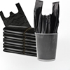 黑色垃圾袋家用加厚手提背心式中大号厨房一次性塑料袋特厚