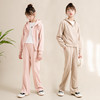 女童秋款套装2024韩版洋气运动亲子装中大童装卫衣开衫外套两件套