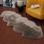 德家堡羊毛沙发垫冬季沙发坐垫欧式ins风羊毛床毯床边地毯飘窗垫