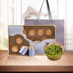 日照绿茶2024年新茶特级一芽一叶浓香型小罐茶叶礼盒装