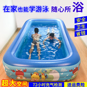超大号婴儿童充气游泳池，家用成人大型户外加厚水池宝宝室内可折叠