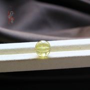 黄碧玺(黄碧玺)单珠散珠，1212.2mm玻璃体多宝手链diy配珠