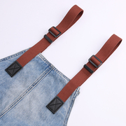 背带裤的背带替换肩带帆布，耐用耐洗不掉色无磁塑料扣配件缝纫3.2