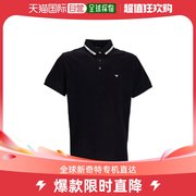香港直邮潮奢emporioarmani男士短袖条纹，polo衫