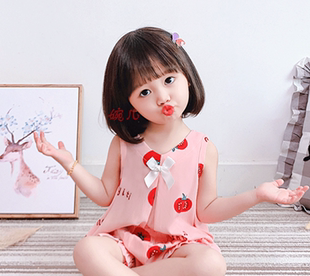 韩版儿童假发女宝宝短发女童婴儿假发小孩假发公主假发套BOBO头套