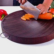 进口越南红铁木菜板实木家用砧板厨房圆形菜墩整木案板切菜板