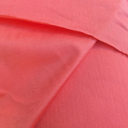 进口西瓜红丝光棉柔软舒适透气布料 夏季薄款连衣裙衬衣时装面料
