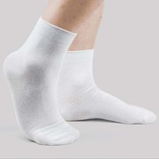 6双耐尔夏棉袜子男士超薄短袜防臭中筒弹力舒适商务细网-8398