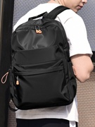 CinsKuku~牛津双肩包帆布校园书包男大容量户外旅行包USB背包