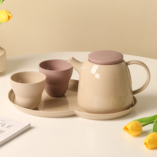 FUNLIFE 创意咖啡杯具套装陶瓷水杯家用杯子套装下午茶茶具礼盒装