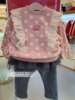 韩国中小童装 21冬季女童宝宝波点时尚加绒卫衣 打底裙裤套装