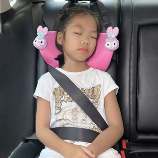 儿童汽车用靠枕护颈枕睡眠，枕宝宝车载记忆棉枕头，u型脖枕睡觉神器