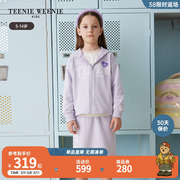 TeenieWeenie Kids小熊童装女童23年款秋季运动卫衣半身裙套装