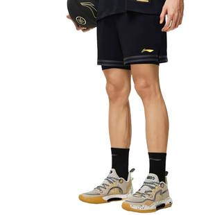 吉米巴特勒李宁篮球比赛裤男士专业篮球系列，篮球裤反光针织运动裤