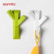瑞士spirella挂钩创意厨房，浴室卫生间abs塑料，双面胶装饰粘钩