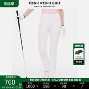 teenieweeniegolf小熊高尔夫，女装春装休闲裤户外运动长裤，裤子白色