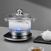 茶杯消毒锅茶炉茶具配件304不锈钢大容量玻璃茶洗平底y电磁炉用锅