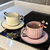 轻奢咖啡杯子高档精致欧式下午茶茶具高级感陶瓷高颜值杯碟套装