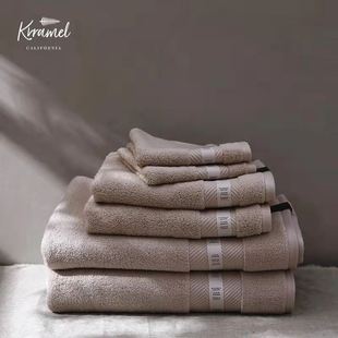 krramel北欧诺丁方巾(丁，方巾)面巾洗澡浴巾，吸水毛巾家用纯棉加厚不掉毛