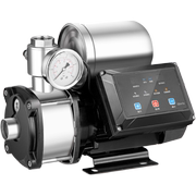 变频多级增压泵家用自来水全自动管道泵不锈钢静音，恒压调压加