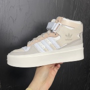 adidas阿迪达斯三叶草forumbonegamid女子，经典厚底增高鞋gw7061