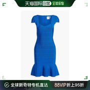 香港直邮潮奢 Herve Leger 荷芙妮格 女士沟纹绷带连衣裙